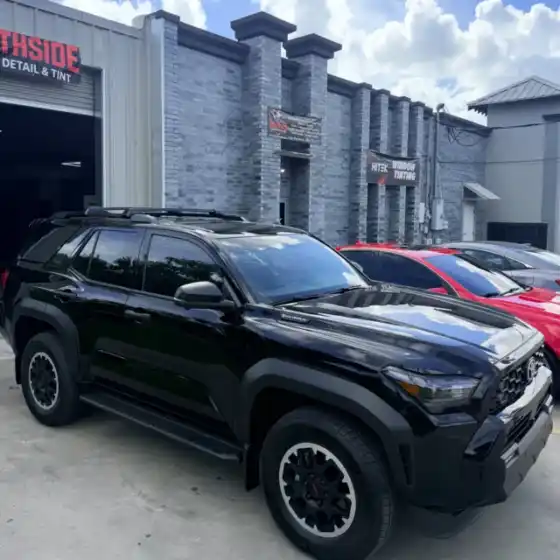 Black Toyota 4Runner with window tint at South Side Detail And Tint near Bayou Cane, LA